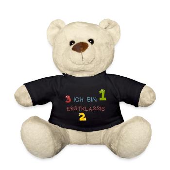 Einschulung - Teddy - Schwarz - Vorne