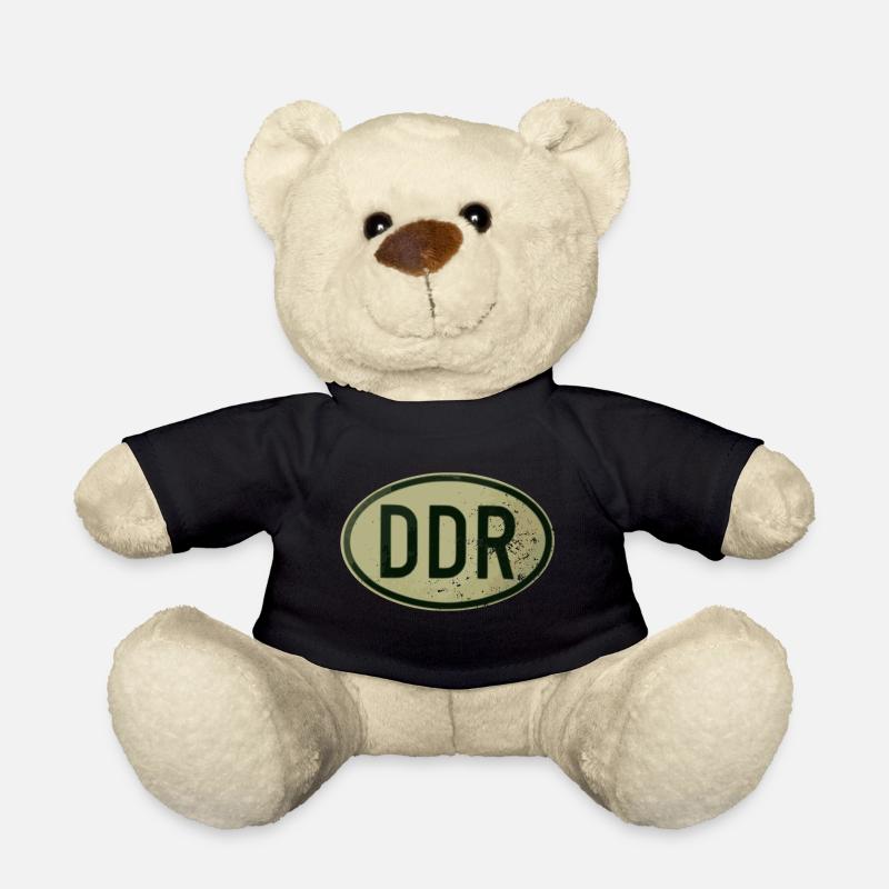 DDR - Retro - Ostalgie - Teddy - Schwarz