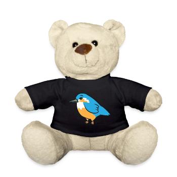 Kingfisher - Illustration - Nounours - noir - Devant
