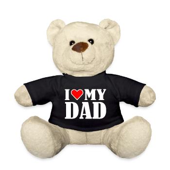 I love my dad - Nounours - noir - Devant
