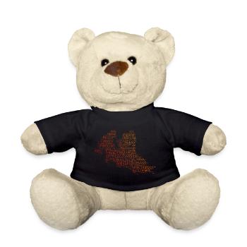 Bobsleigh Men Men's Two-man Bobsleigh Run - Teddy Bear - black - Front
