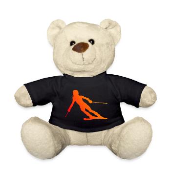 Sports d’hiver Skieurs Ski Femmes Ski - Nounours - noir - Devant