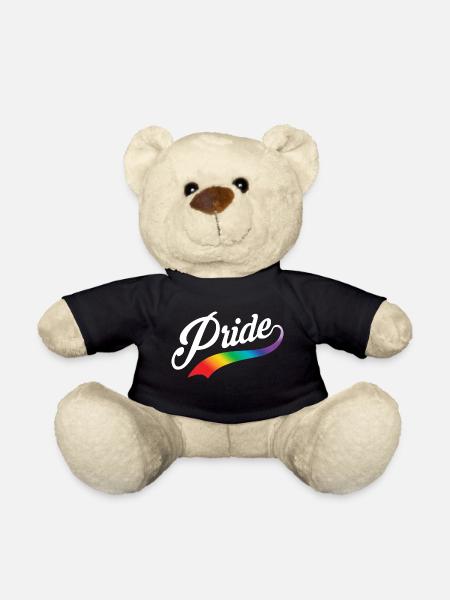 Pride Script W clr - Teddy Bear - black