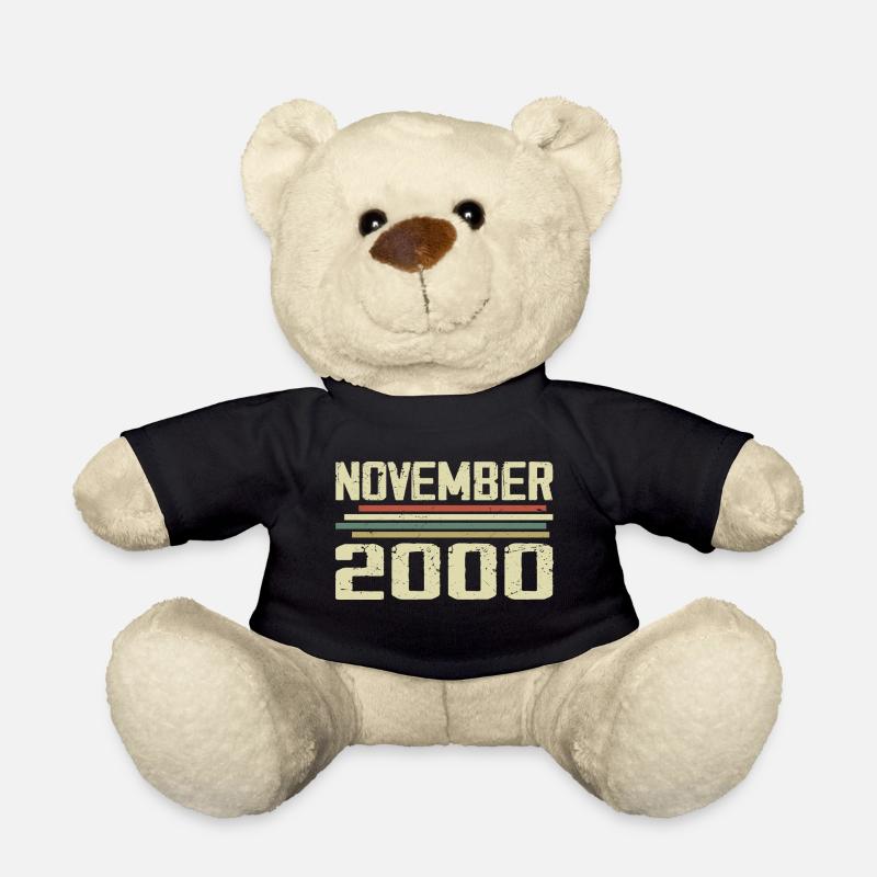 Jahrgang November 2000 vintage Retro November 2000 - Teddy - Schwarz