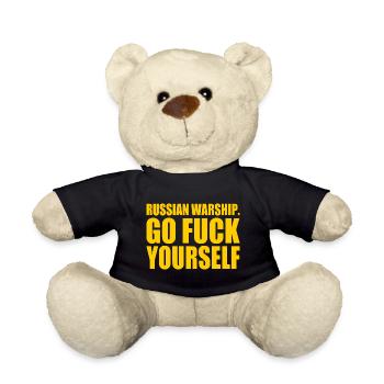 russian warship go f yourself - Teddy - Schwarz - Vorne