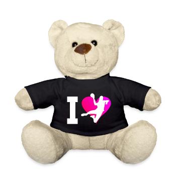 Handball Handball Handball Men Handball - Teddy Bear - black - Front