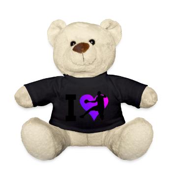 Handball Handballeurs Joueurs de handball Masculins - Nounours - noir - Devant