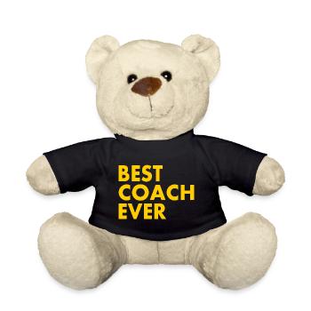 Best coach ever - Teddy Bear - black - Front