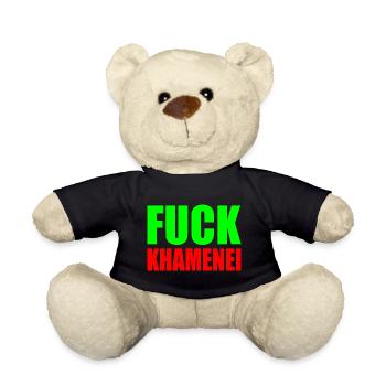 Fuck khamenei Chamenei - iran - Teddy - Schwarz - Vorne