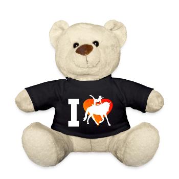 Artistic gymnastics on horseback horse performance - Teddy Bear - black - Front