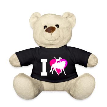 Artistic gymnastics on horseback Athletic discipline - Teddy Bear - black - Front