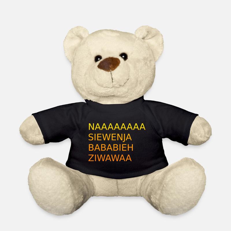 Naaaasiewenja-bababieh-ziwawaa - Teddy Bear - black