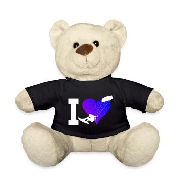 Kitesurf Kitesurf Kitesurfer Kitesurf Hommes - Nounours - noir - Devant