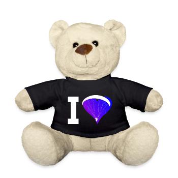 Paragliding Herren Paragleiter Paraglider - Teddy - Schwarz - Vorne