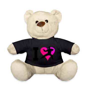 Arts Martiaux Kung Fu Kungfu Wushu Femmes Hommes - Nounours - noir - Devant