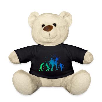 Damen Tennisspieler Herren Tennis spielen Tennis - Teddy - Schwarz - Vorne