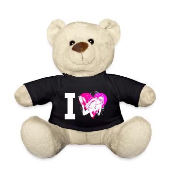 Diver Diving Men's Scuba Diver Diver - Teddy Bear - black - Front