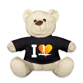 Standup Paddleboard Men's Standup Paddling - Teddy Bear - black - Front