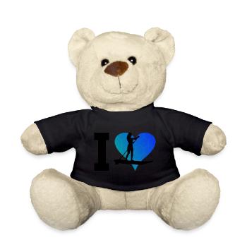 Standup Paddleboard Standup Paddling Standup Paddle - Teddy Bear - black - Front