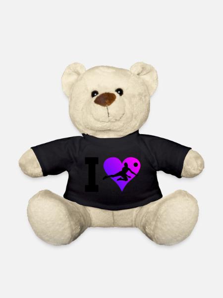 Volleyball Herren Damen Volleyballer Volleyballspi - Teddy - Schwarz