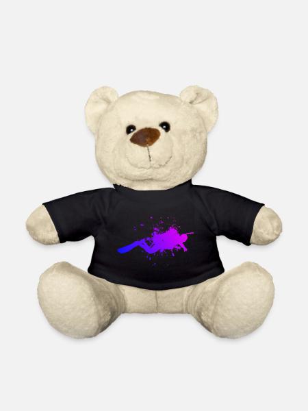 Tauchen Scuba Taucher Herren Scuba Diver - Teddy - Schwarz