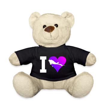 Diving Scuba Diver Diver Diver Women - Teddy Bear - black - Front