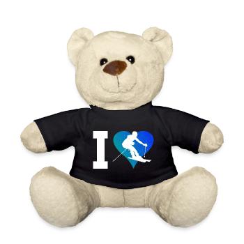 Skiing Freestyle Skifahrer Skifahrer Skifahren - Teddy - Schwarz - Vorne