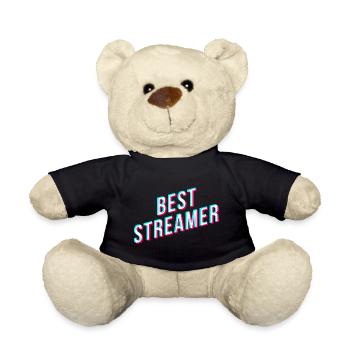 best streamer - für den besten streamer - Teddy - Schwarz - Vorne