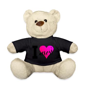 Paddle Paddle Tennis Raquette Sport Femme Paddle Cou - Nounours - noir - Devant