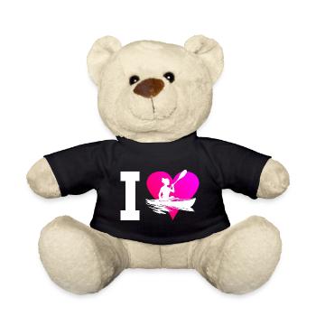 Kayak Homme Kayak Kayak Femme Canoë - Nounours - noir - Devant
