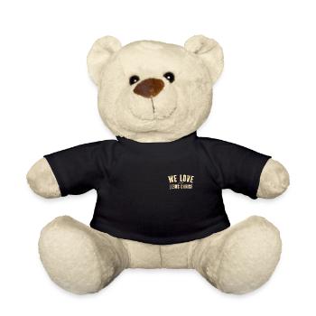 We Love Jesus Christ Christliches Geschenk - Teddy - Schwarz - Vorne