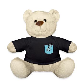 Lunettes dans la poche thoracique - Nounours - noir - Devant