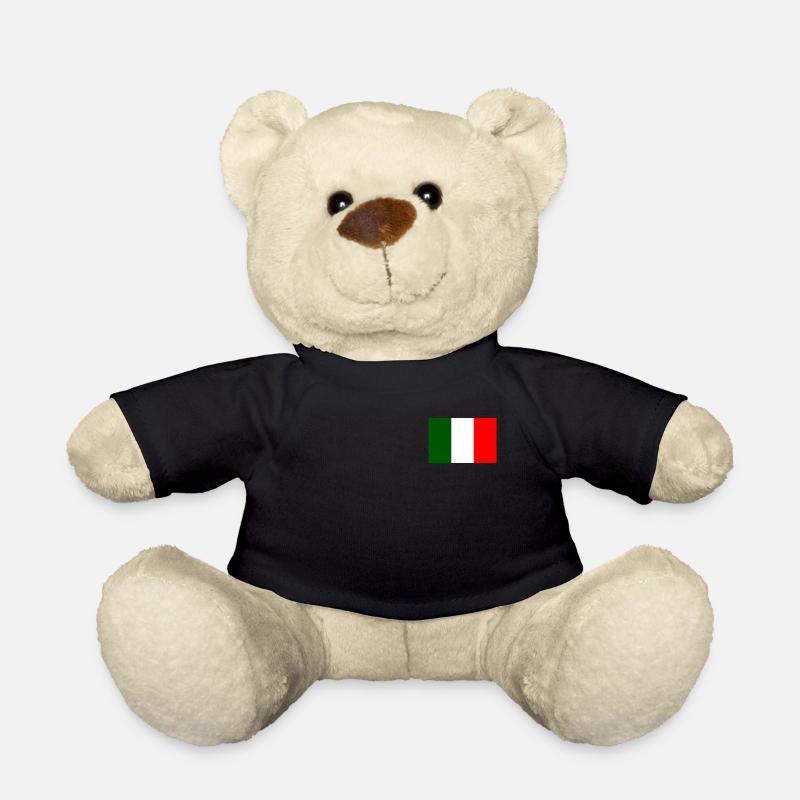 italienische Flagge - Teddy - Schwarz