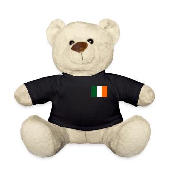 Drapeau de l’Irlande - Nounours - noir - Devant