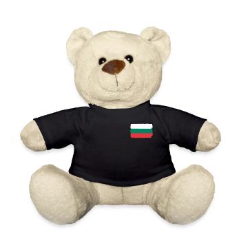 Regard du drapeau bulgare utilisé - Nounours - noir - Devant
