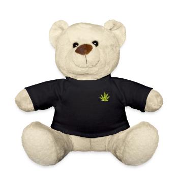 Hanfblatt - Teddy - Schwarz - Vorne