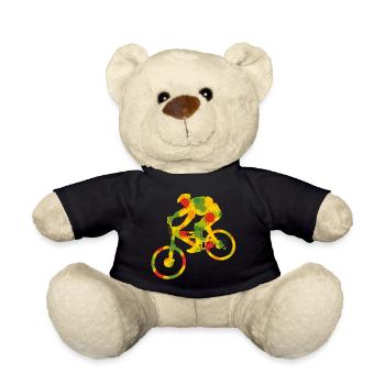 Bunter Biker - Teddy - Schwarz - Vorne