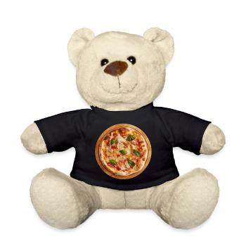 margherita nourriture pizza pizzeria manger - Nounours - noir - Devant