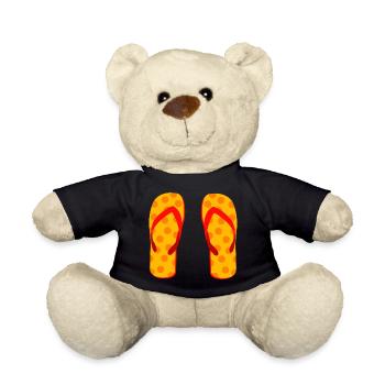 beach beach summer summer vacation vacation131 - Teddy Bear - black - Front