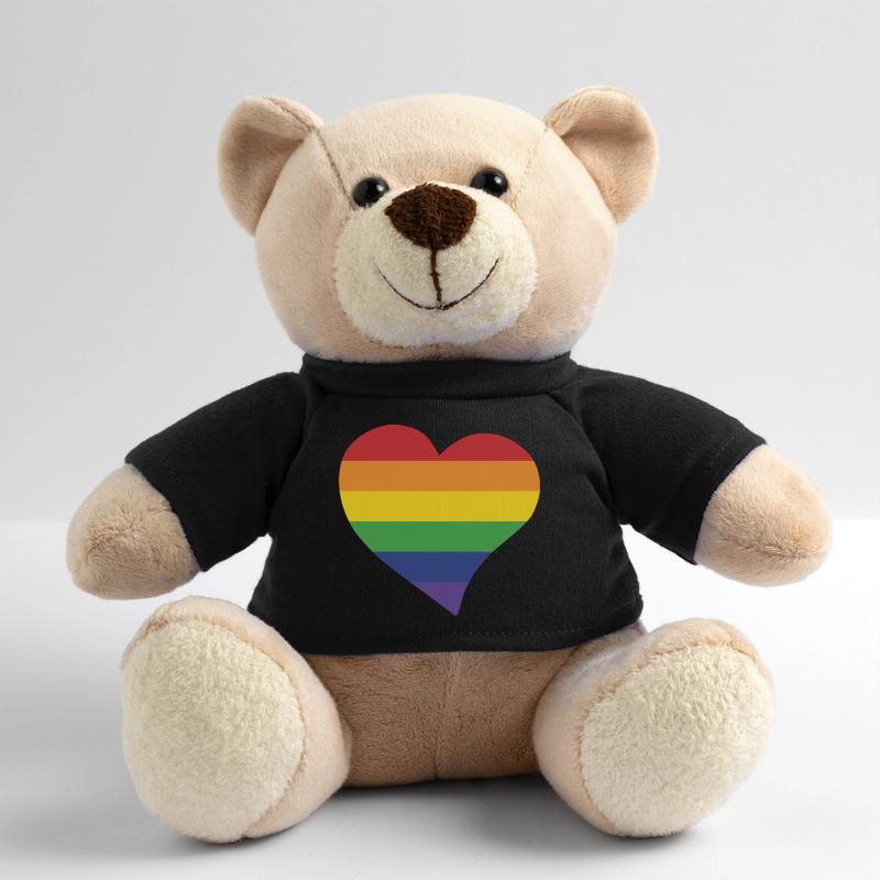Rainbow heart Nounours