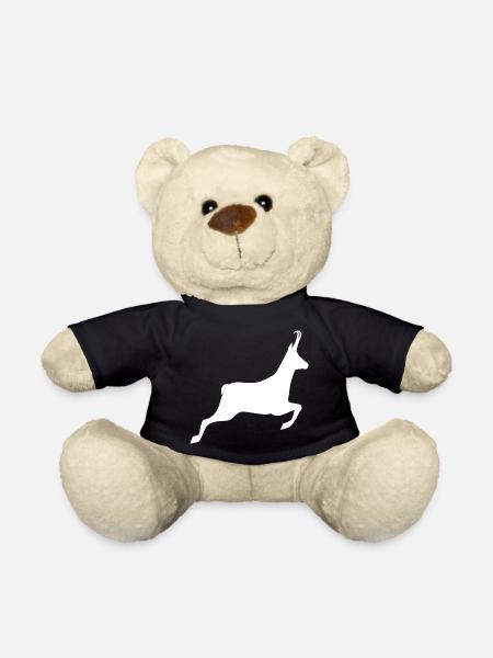 Customizable Hunting T-shirt - pattern - Teddy Bear - black
