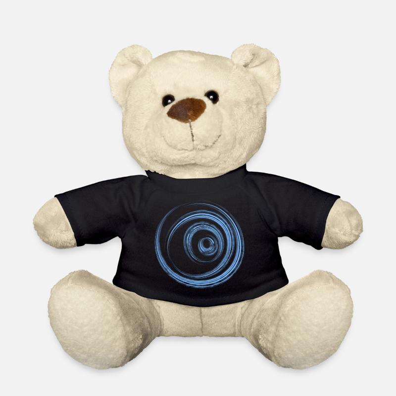 circle - Teddy Bear - black