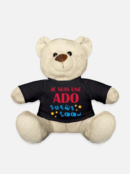 Ado - Adolescent - Adolescente - Famille - Jeune - Teddy Bear - black