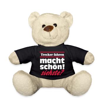 Traktor , Trecker , LandmaschineTrecker fahren(25) - Teddy - Schwarz - Vorne