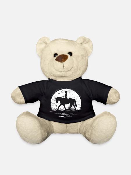 Sonne - Mond - Reiten - Reiterin - Pferd - Sommer - Teddy - Schwarz