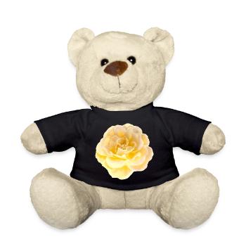Rose Blume - Teddy - Schwarz - Vorne