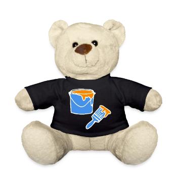 Painter Painter Painter - Teddy Bear - black - Front