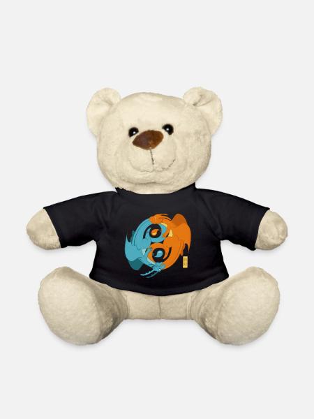 Yin und Yang Essig Symbol - Teddy - Schwarz