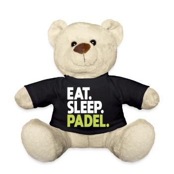 Padel Padelspieler Padeltennis Paddle Padeltrainer - Teddy - Schwarz - Vorne