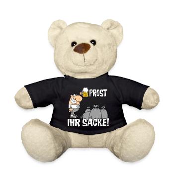 Prost ihr Säcke - Teddy - Schwarz - Vorne